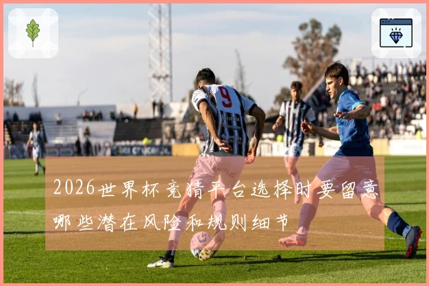 2026世界杯竞猜平台选择时要留意哪些潜在风险和规则细节