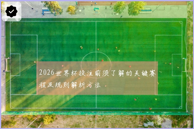 2026世界杯投注前须了解的关键赛程及规则解析方法