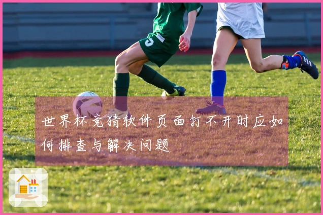 世界杯竞猜软件页面打不开时应如何排查与解决问题