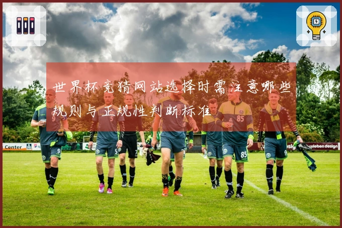 世界杯竞猜网站选择时需注意哪些规则与正规性判断标准